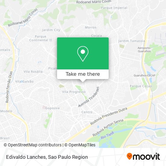 Edivaldo Lanches map