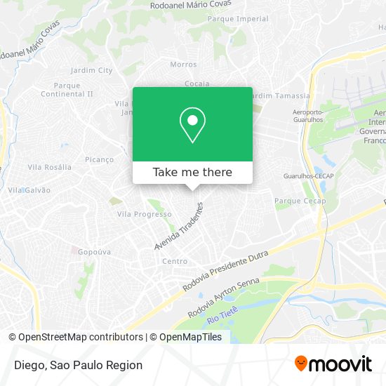 Mapa Diego