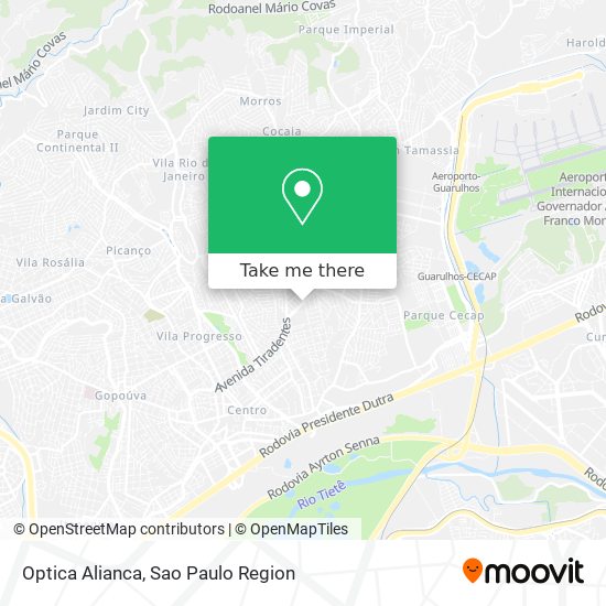 Optica Alianca map