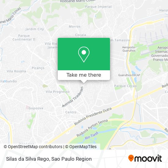 Mapa Silas da Silva Rego