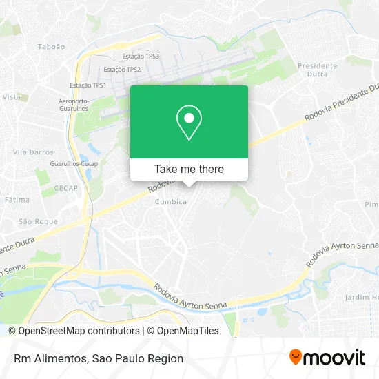 Rm Alimentos map