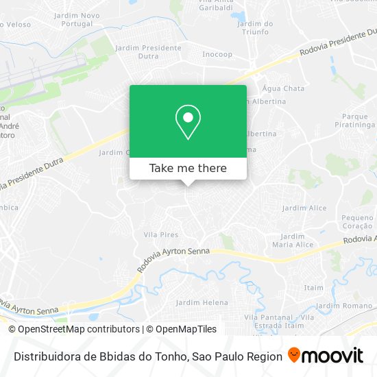 Distribuidora de Bbidas do Tonho map
