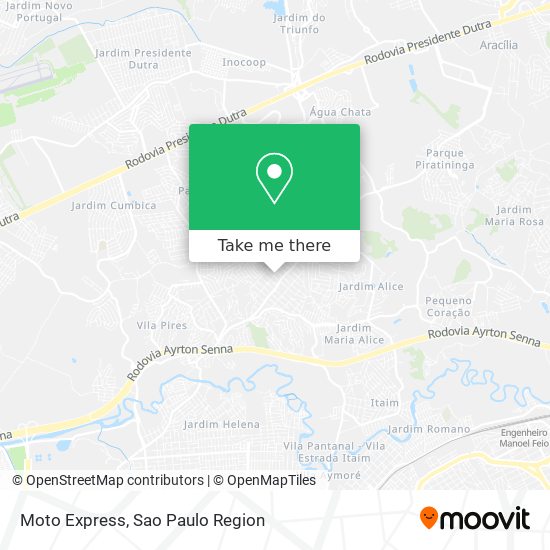 Moto Express map