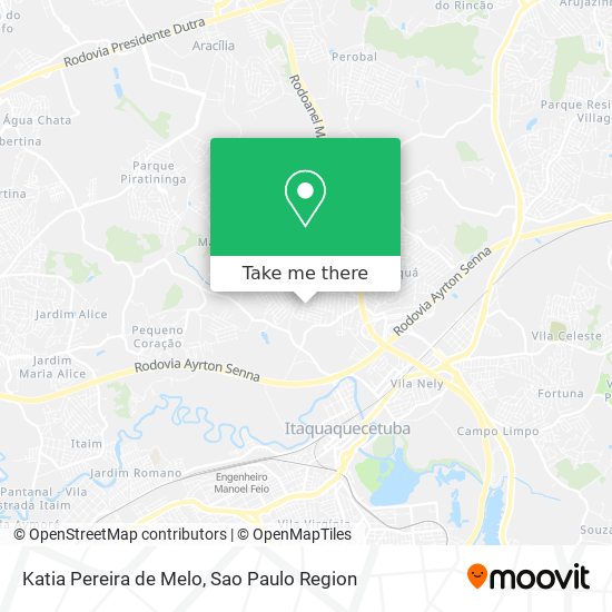 Katia Pereira de Melo map