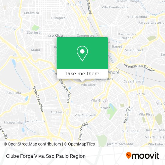 Clube Força Viva map