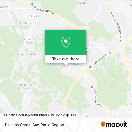Mapa Delicias Costa