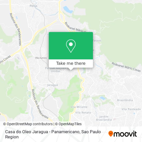 Casa do Oleo Jaragua - Panamericano map