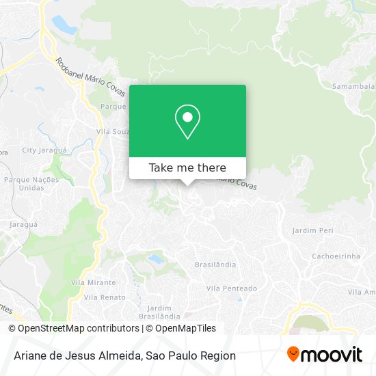 Mapa Ariane de Jesus Almeida