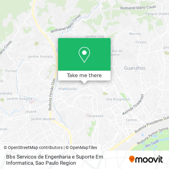 Mapa Bbs Servicos de Engenharia e Suporte Em Informatica