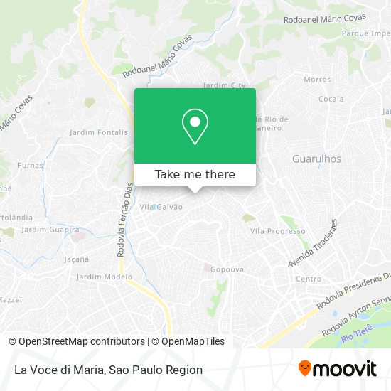 La Voce di Maria map