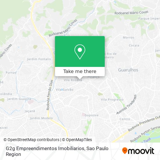 Mapa G2g Empreendimentos Imobiliarios