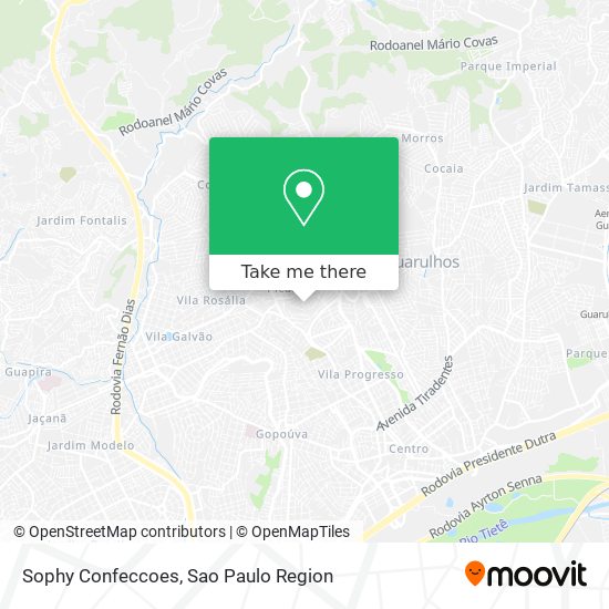 Sophy Confeccoes map