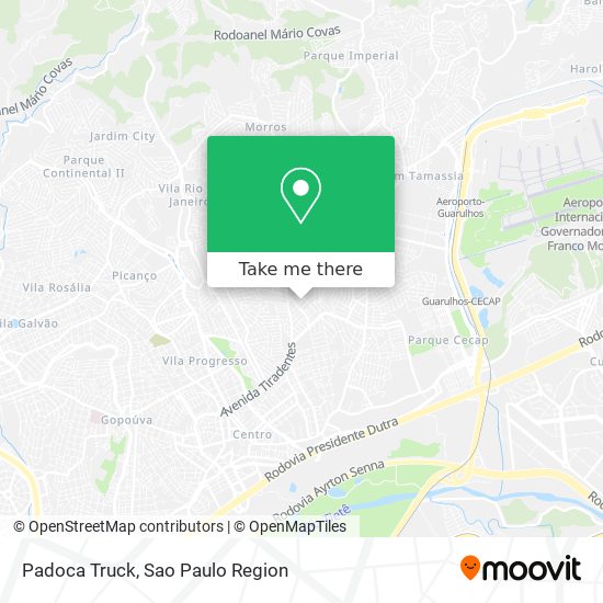 Padoca Truck map