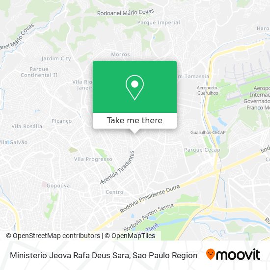 Ministerio Jeova Rafa Deus Sara map