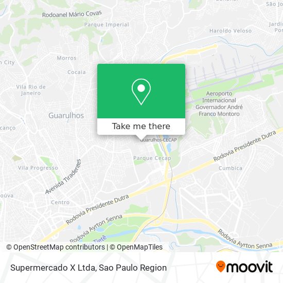 Supermercado X Ltda map