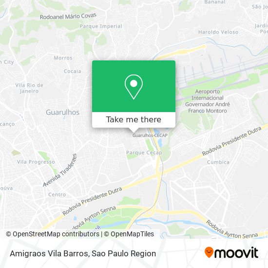 Mapa Amigraos Vila Barros