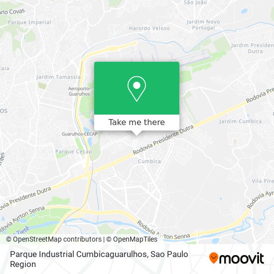 Parque Industrial Cumbicaguarulhos map