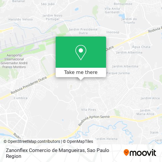 Zanonflex Comercio de Mangueiras map