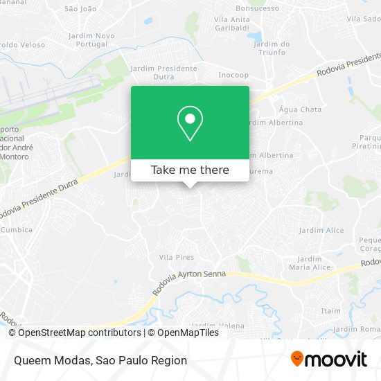 Mapa Queem Modas