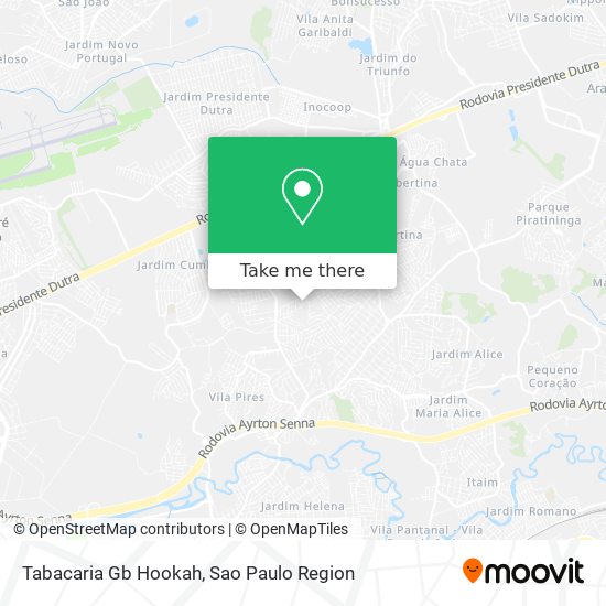 Tabacaria Gb Hookah map