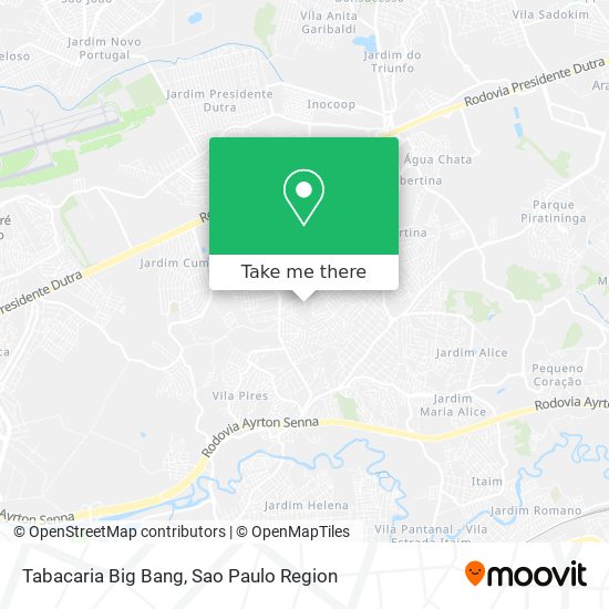 Tabacaria Big Bang map