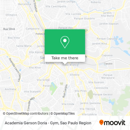Academia Gerson Doria - Gym map
