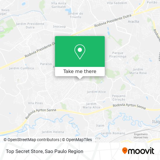 Top Secret Store map