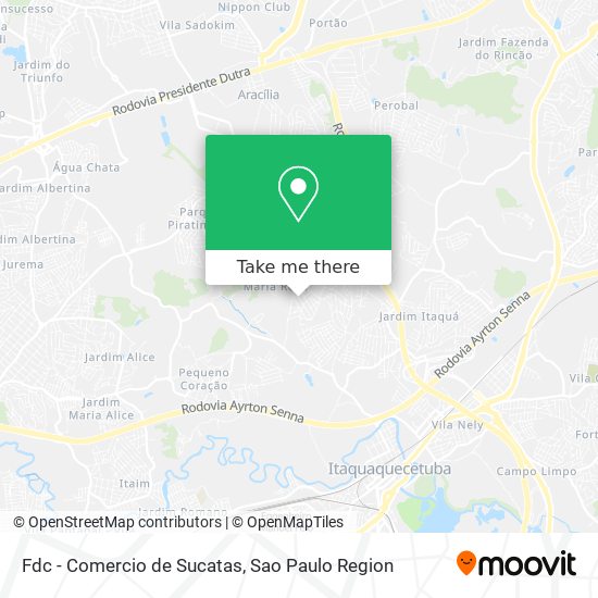 Fdc - Comercio de Sucatas map