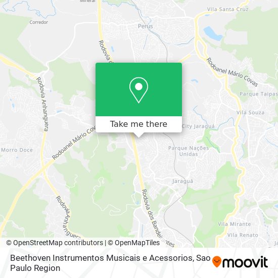 Beethoven Instrumentos Musicais e Acessorios map