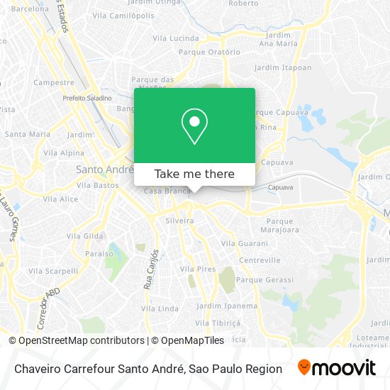 Chaveiro Carrefour Santo André map