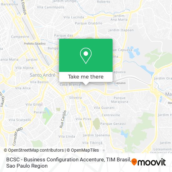 BCSC - Business Configuration Accenture, TIM Brasil map