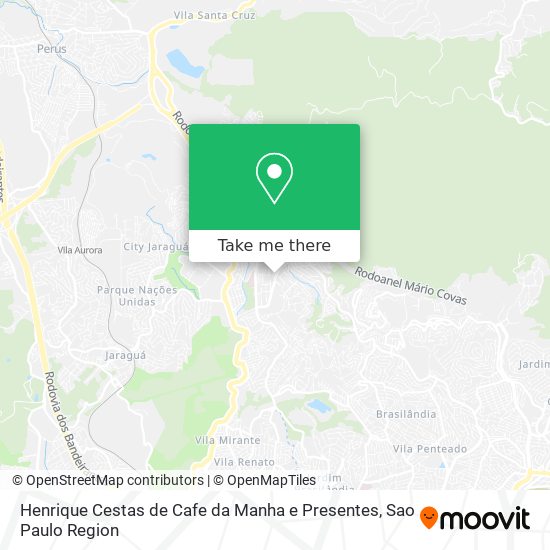 Mapa Henrique Cestas de Cafe da Manha e Presentes