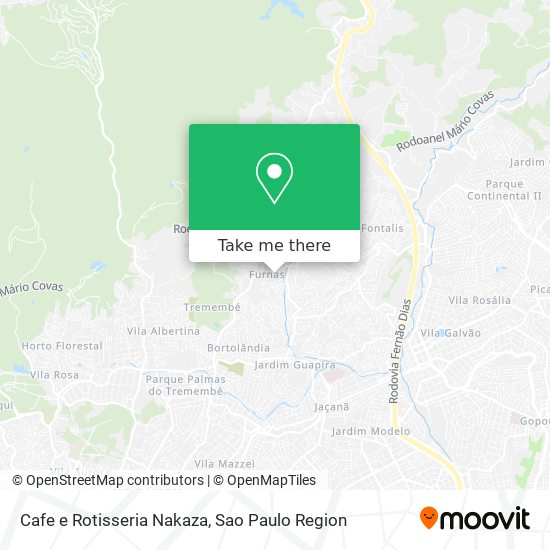 Cafe e Rotisseria Nakaza map
