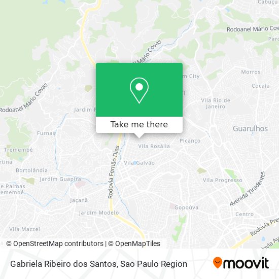 Gabriela Ribeiro dos Santos map