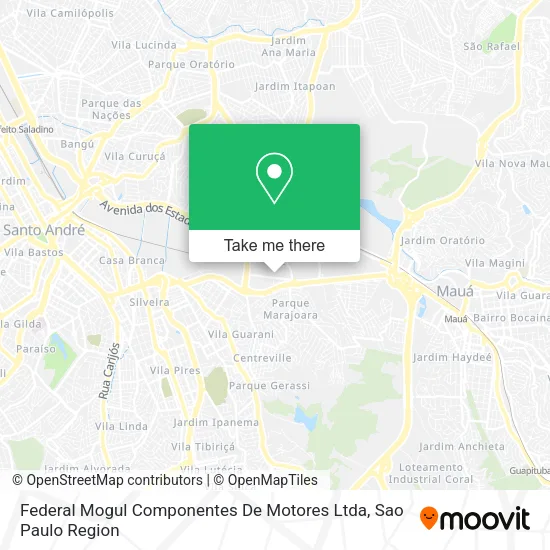 Federal Mogul Componentes De Motores Ltda map