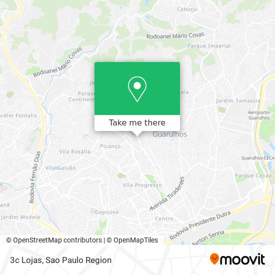 Mapa 3c Lojas
