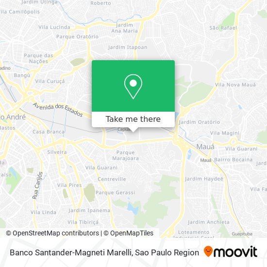 Banco Santander-Magneti Marelli map