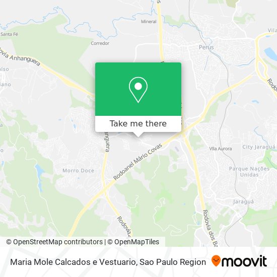 Mapa Maria Mole Calcados e Vestuario