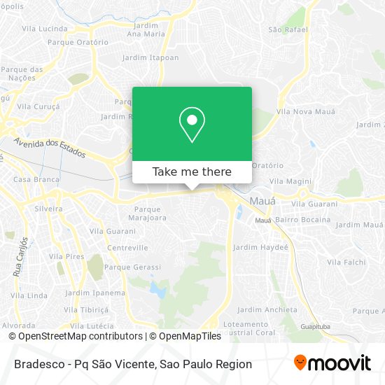 Bradesco - Pq São Vicente map