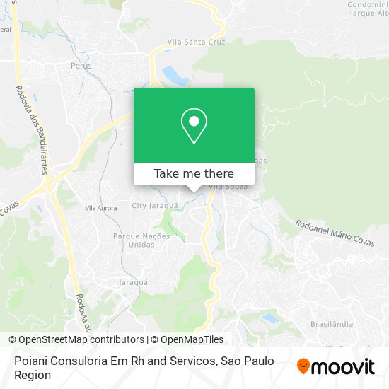 Poiani Consuloria Em Rh and Servicos map