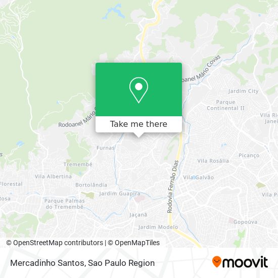 Mercadinho Santos map