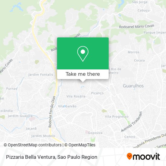 Pizzaria Bella Ventura map