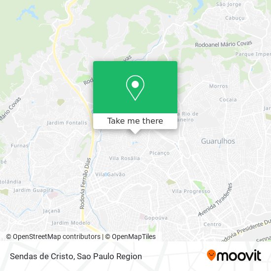 Mapa Sendas de Cristo