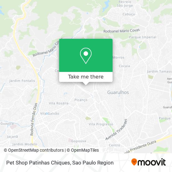 Pet Shop Patinhas Chiques map