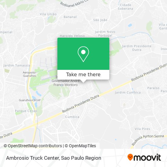 Ambrosio Truck Center map