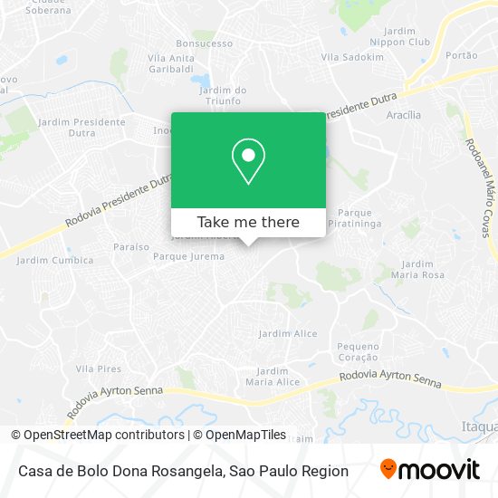 Casa de Bolo Dona Rosangela map