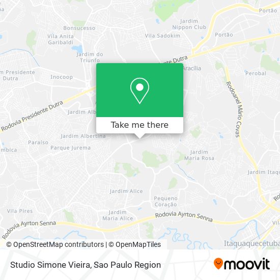 Studio Simone Vieira map