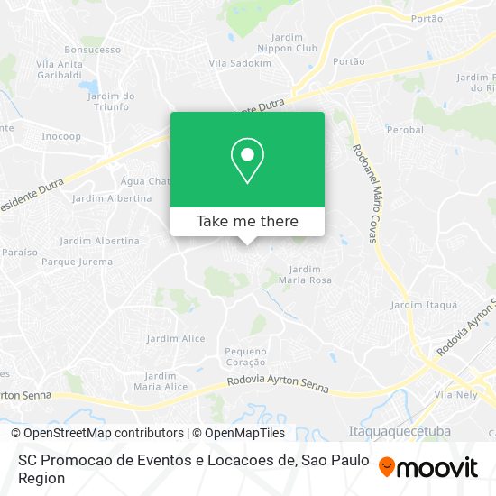 SC Promocao de Eventos e Locacoes de map