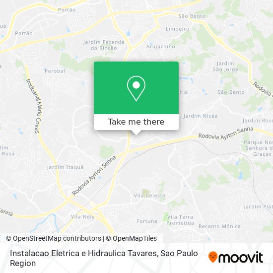 Instalacao Eletrica e Hidraulica Tavares map