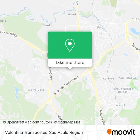Valentina Transportes map